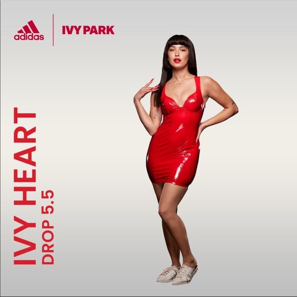 ❤️IVY PARK IVY HEART NWT red latex dress, XL, NWT/never opened! HARD TO FIND! - Picture 6 of 11